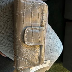Mundi pewter wallet. New with tags
